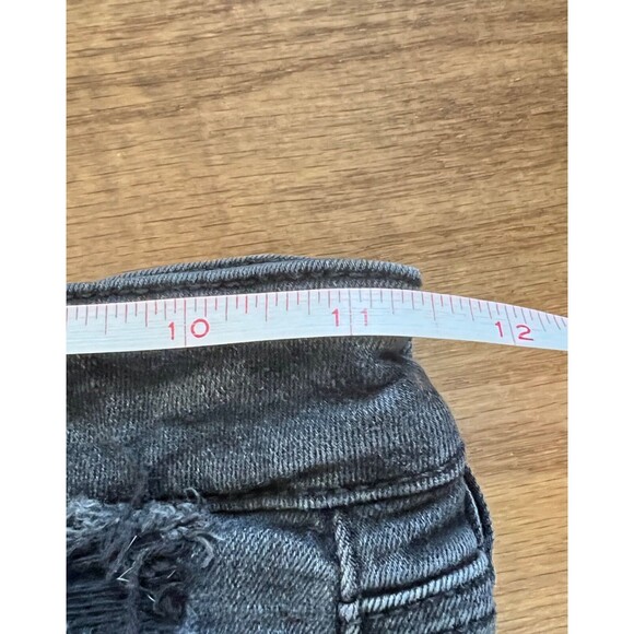 American Eagle Jeans Women's Size 00 Black Hi-Rise Jegging Skinny Distressed - Picture 8 of 10